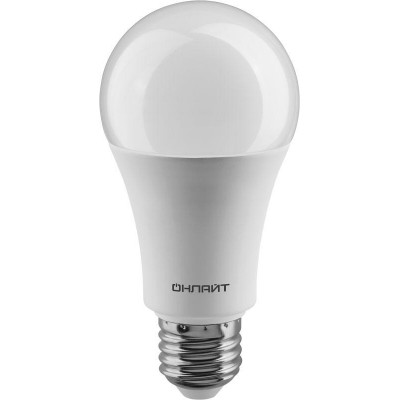 Лампа светодиодная 61 157 OLL-A60-20-230-2.7K-E27 20Вт грушевидная ОНЛАЙТ 61157