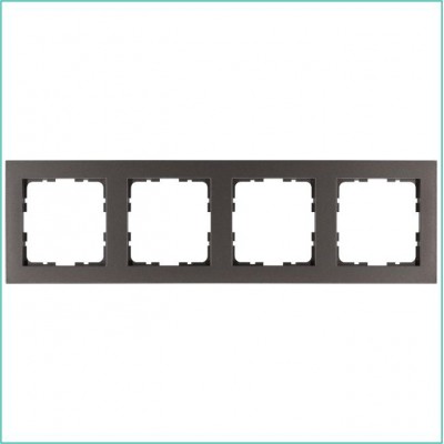 Рамка 4-м G-Classic мокко Jasmart G1004Z