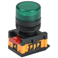 Лампа светосигнальная AL-22TE d22мм 240В AC зел. цилиндр неон IEK BLS30-ALTE-K06 Лампа светосигнальная AL-22TE d22мм 240В AC зел. цилиндр неон IEK BLS30-ALTE-K06