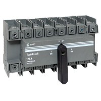 Рубильник 4п 125А реверсивный с рукояткой для прямой установки TwinBlock EKF tb-s-125-4p-rev Рубильник 4п 125А реверсивный с рукояткой для прямой установки TwinBlock EKF tb-s-125-4p-rev