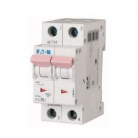 Выключатель автоматический модульный 2п C 1А 6кА PL6-C1/2 EATON 164817