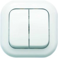 Выключатель 2-кл. 1п 2мод. СП Валентина 6А IP20 С56-034 бел. Кунцево 7647 Выключатель 2-кл. 1п 2мод. СП Валентина 6А IP20 С56-034 бел. Кунцево 7647