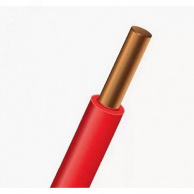 Провод силовой ПуВ-нг(А)-LS 1х10 красный 150 м ТРТС