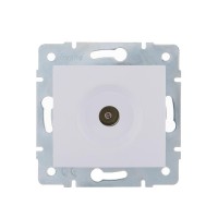 Розетка телевизионная оконечная TV СП Karina механизм бел. LEZARD 707-0288-130 Розетка телевизионная оконечная TV СП Karina механизм бел. LEZARD 707-0288-130