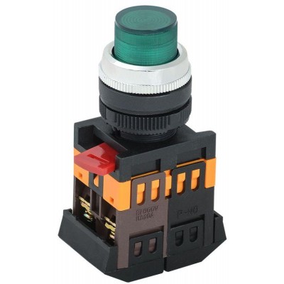 Кнопка ABLFP-22 d22мм 1з+1р 240В неон зел. IEK BBT20-ABLFP-K06 Кнопка ABLFP-22 d22мм 1з+1р 240В неон зел. IEK BBT20-ABLFP-K06
