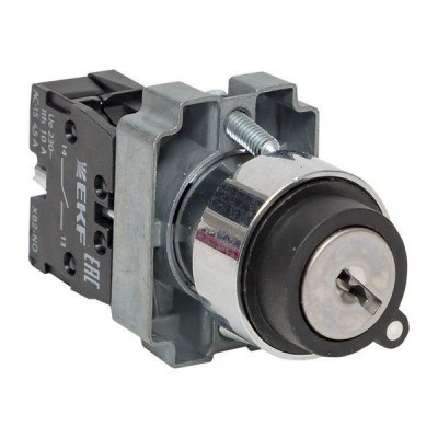 Переключатель BG21 2P с замком (не возврат.) NO EKF xb2-bg21 Переключатель BG21 2P с замком (не возврат.) NO EKF xb2-bg21