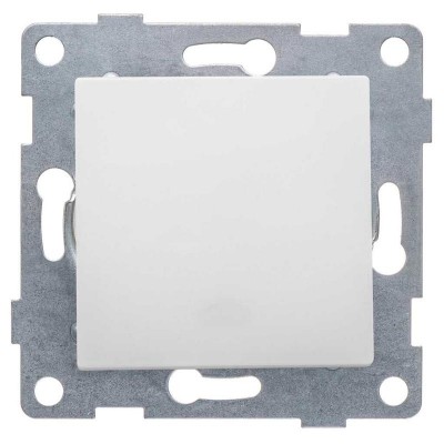 Переключатель проходной 1-кл. СП Ugra 10А 250В механизм бел. GUSI С11В4-001 Переключатель проходной 1-кл. СП Ugra 10А 250В механизм бел. GUSI С11В4-001