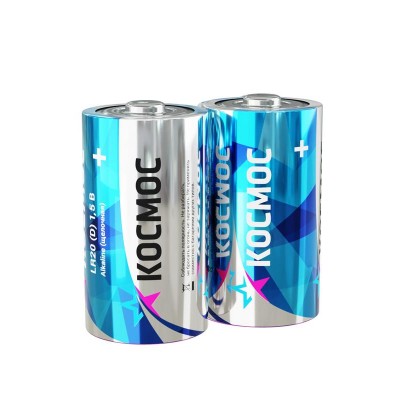 Элемент питания LR20 (уп.2шт) Космос KOCLR20MAX2S Элемент питания LR20 (уп.2шт) Космос KOCLR20MAX2S