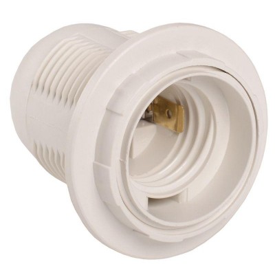 Патрон электрич. E27 Ппл27-04-К12 с кольцом пластик. бел. (с этикет.) IEK EPP11-04-01-K01 Патрон электрич. E27 Ппл27-04-К12 с кольцом пластик. бел. (с этикет.) IEK EPP11-04-01-K01