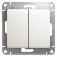 Выключатель 2-кл. СП Glossa 10А IP20 (сх. 5) 10AX механизм перламутр. SE GSL000651 Выключатель 2-кл. СП Glossa 10А IP20 (сх. 5) 10AX механизм перламутр. SE GSL000651