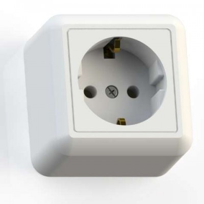 Розетка 1-м ОП Оптима РА16-376 16А IP20 с заземл. с монтаж. пластиной бел. Кунцево 8007 Розетка 1-м ОП Оптима РА16-376 16А IP20 с заземл. с монтаж. пластиной бел. Кунцево 8007