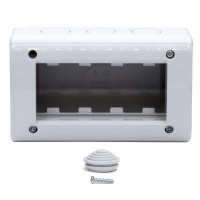 Коробка установочная под VIVA 4 мод. настен. IP40 DKC 54740 Коробка установочная под VIVA 4 мод. настен. IP40 DKC 54740