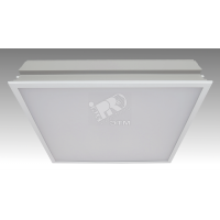 Светильник люминесцентный встраиваемый опаловый ЭПРА с рамкой