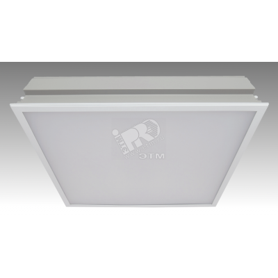 Светильник люминесцентный встраиваемый опаловый ЭПРА с рамкой