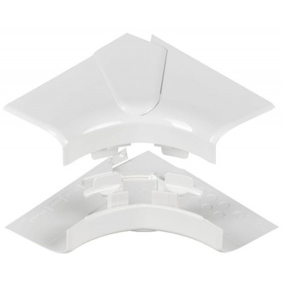 Угол для кабель-канала внутр. изменяемый 80-100град. для DLP 105х50 бел. ИЭК Leg 010605 Угол для кабель-канала внутр. изменяемый 80-100град. для DLP 105х50 бел. ИЭК Leg 010605