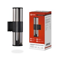 Светильник НБУ SMOKY-2хA60-BL E27 IP65 уличный настен. двусторон. под лампу 2хA60 алюм. черн. IN HOME 4690612052908 Светильник НБУ SMOKY-2хA60-BL E27 IP65 уличный настен. двусторон. под лампу 2хA60 алюм. черн. IN HOME 4690612052908