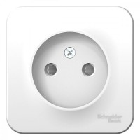 Розетка 1-м ОП Blanca 16А IP20 250В без заземл. защ. шторки с изолир. пластиной бел. SE BLNRA001111 Розетка 1-м ОП Blanca 16А IP20 250В без заземл. защ. шторки с изолир. пластиной бел. SE BLNRA001111