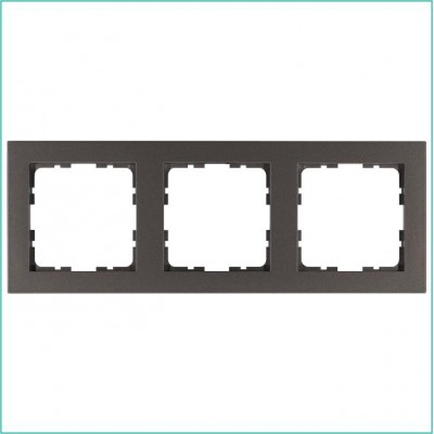 Рамка 3-м G-Classic мокко Jasmart G1003Z