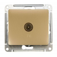 Розетка телевизионная TV Glossa коннектор механизм перламутр SE GSL000693