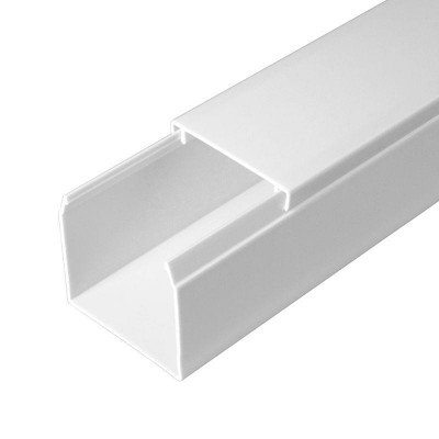 Кабель-канал 40х40 L2000 с двойн. замком бел. Промрукав PR.0640401