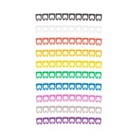 Маркер кабельный 0-9 комплект в блистере от 4 до 6мм (уп.100шт) Rexant 12-6062