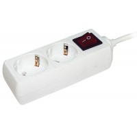 Удлинитель 2х5м с заземл. 16А IP20 У02К 2P+PE 250В 3х1 с выкл. IEK WYP10-16-02-05-ZK-N Удлинитель 2х5м с заземл. 16А IP20 У02К 2P+PE 250В 3х1 с выкл. IEK WYP10-16-02-05-ZK-N
