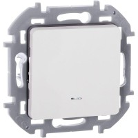 Переключатель 1-кл. Inspiria 10А IP20 250В 10AX с подсветкой/индикацией механизм бел. IEK 673660 Переключатель 1-кл. Inspiria 10А IP20 250В 10AX с подсветкой/индикацией механизм бел. IEK 673660