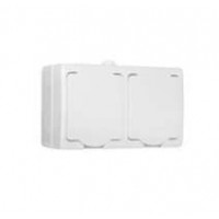 Блок розеток 2-м ОП с заземл. IP54 Аллегро защ. шторки с крышкой бел. UNIVersal 5562951 Блок розеток 2-м ОП с заземл. IP54 Аллегро защ. шторки с крышкой бел. UNIVersal 5562951