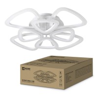 Светильник светодиодный ELEGANT SANSA-120W 120Вт 3000-4000-6500К 8400лм 230В 650х650х130мм с пультом ДУ IN HOME 4690612035383