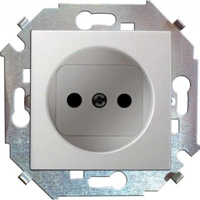 Розетка 1-м СП Simon 15 16А IP20 250В без заземл. защ. шторки винтов. клеммы механизм бел. Simon 1591444-030 Розетка 1-м СП Simon 15 16А IP20 250В без заземл. защ. шторки винтов. клеммы механизм бел. Simon 1591444-030