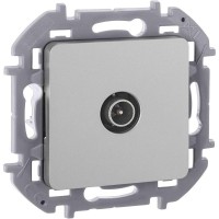Розетка телевизионная проходная TV Inspiria 14дБ 5-862мГц механизм алюм. IEK 673862