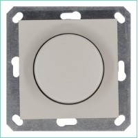 Светорегулятор поворотно-нажимной (диммер) LED 30-400Вт 1gang 2way механизм тауп Jasmart G4012T Светорегулятор поворотно-нажимной (диммер) LED 30-400Вт 1gang 2way механизм тауп Jasmart G4012T