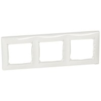 Рамка 3-м Valena горизонт. бел. IEK 774453 Рамка 3-м Valena горизонт. бел. IEK 774453