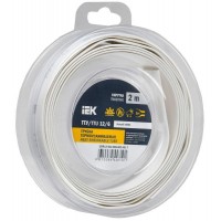 Трубка термоусадочная ТТУ нг-LS 12/6 бел. (уп.2м) IEK UDR12-012-006-002-K01-T