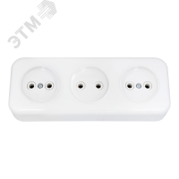 Беларусь Розетка тройная наружная