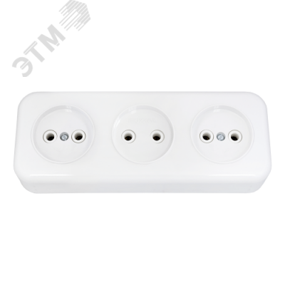 Беларусь Розетка тройная наружная