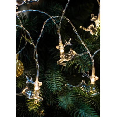 Гирлянда светодиодная "Олени" 5х4х0.5см 10LED акрил тепл. бел. КОСМОС KOC_GIR-B114 Гирлянда светодиодная "Олени" 5х4х0.5см 10LED акрил тепл. бел. КОСМОС KOC_GIR-B114