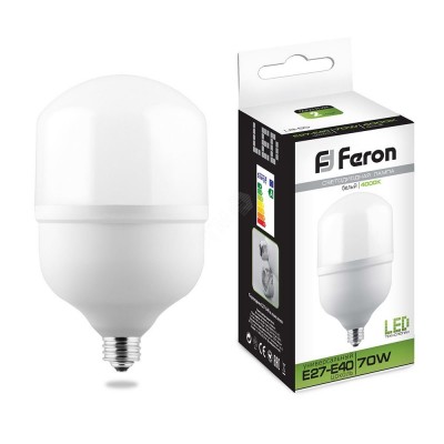 Лампа светодиодная LED 70вт Е27/Е40 белый