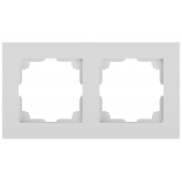 Рамка 2-м СП Accent 6-502-01 бел. Intro Б0063749