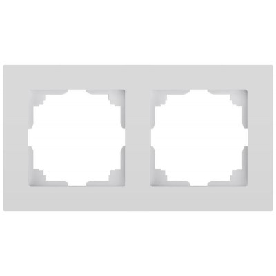 Рамка 2-м СП Accent 6-502-01 бел. Intro Б0063749 Рамка 2-м СП Accent 6-502-01 бел. Intro Б0063749