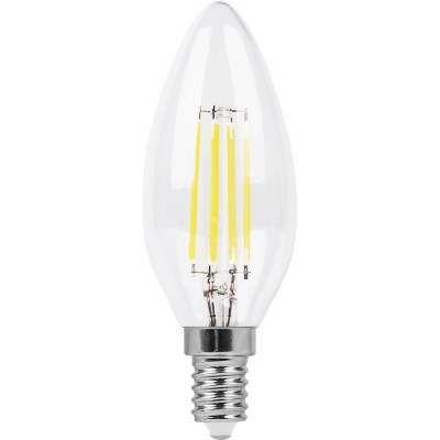 Лампа светодиодная LED 11вт Е14 белый свеча FILAMENT