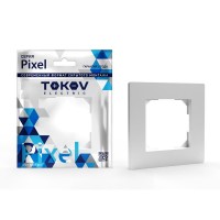 Рамка 1-м Pixel бел. TOKOV ELECTRIC TKE-PX-RM1-C01 Рамка 1-м Pixel бел. TOKOV ELECTRIC TKE-PX-RM1-C01