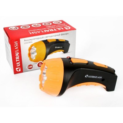 Фонарь аккумуляторный LED3804 4LED аккум. SLA 220В пластик. черн./желт. (кор.) Ultraflash 9215 Фонарь аккумуляторный LED3804 4LED аккум. SLA 220В пластик. черн./желт. (кор.) Ultraflash 9215