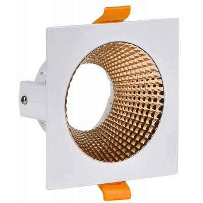 Светильник 4110 встраиваемый поворотный GU10 бел./золото пласт. IEK LT-UVB0-4110-GU10-1-K22 Светильник 4110 встраиваемый поворотный GU10 бел./золото пласт. IEK LT-UVB0-4110-GU10-1-K22