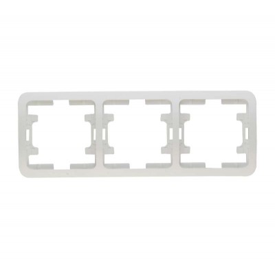 Рамка 3-м Mimoza горизонт. бел. Makel 22013 Рамка 3-м Mimoza горизонт. бел. Makel 22013