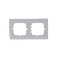 Рамка 2-м Karina горизонт. бел. LEZARD 707-0200-147