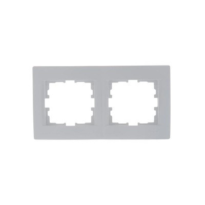 Рамка 2-м Karina горизонт. бел. LEZARD 707-0200-147