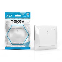 Переключатель проходной 1-кл. СП AVA 10А IP20 в сборе бел. TOKOV LIGHTTKL-AV-P1F-C01 Переключатель проходной 1-кл. СП AVA 10А IP20 в сборе бел. TOKOV LIGHTTKL-AV-P1F-C01