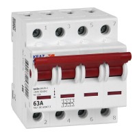 Выключатель нагрузки модульный OptiDin BM63PL-463-УХЛ3 (ВМ63PL) КЭАЗ 328176 Выключатель нагрузки модульный OptiDin BM63PL-463-УХЛ3 (ВМ63PL) КЭАЗ 328176