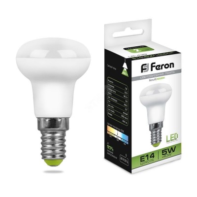 Лампа светодиодная LED зеркальная 5вт Е14 R39 белый
